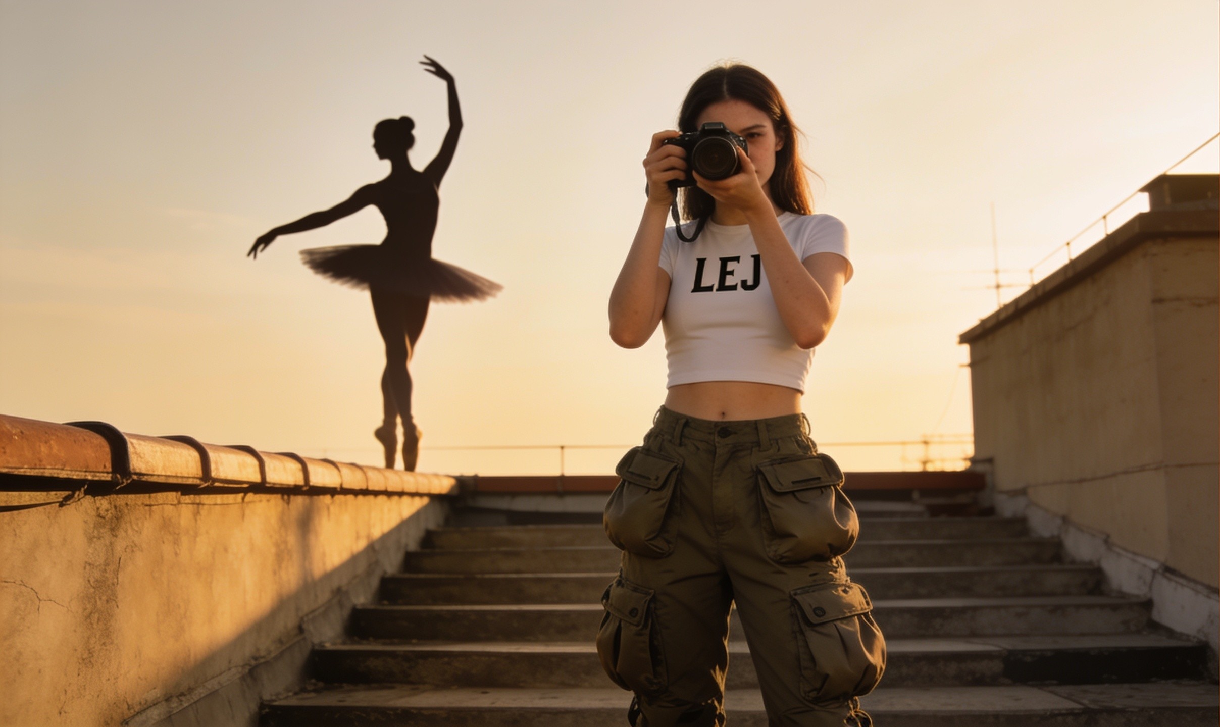 LEJ girl photographer, engagement-first prompt, seedream option 57