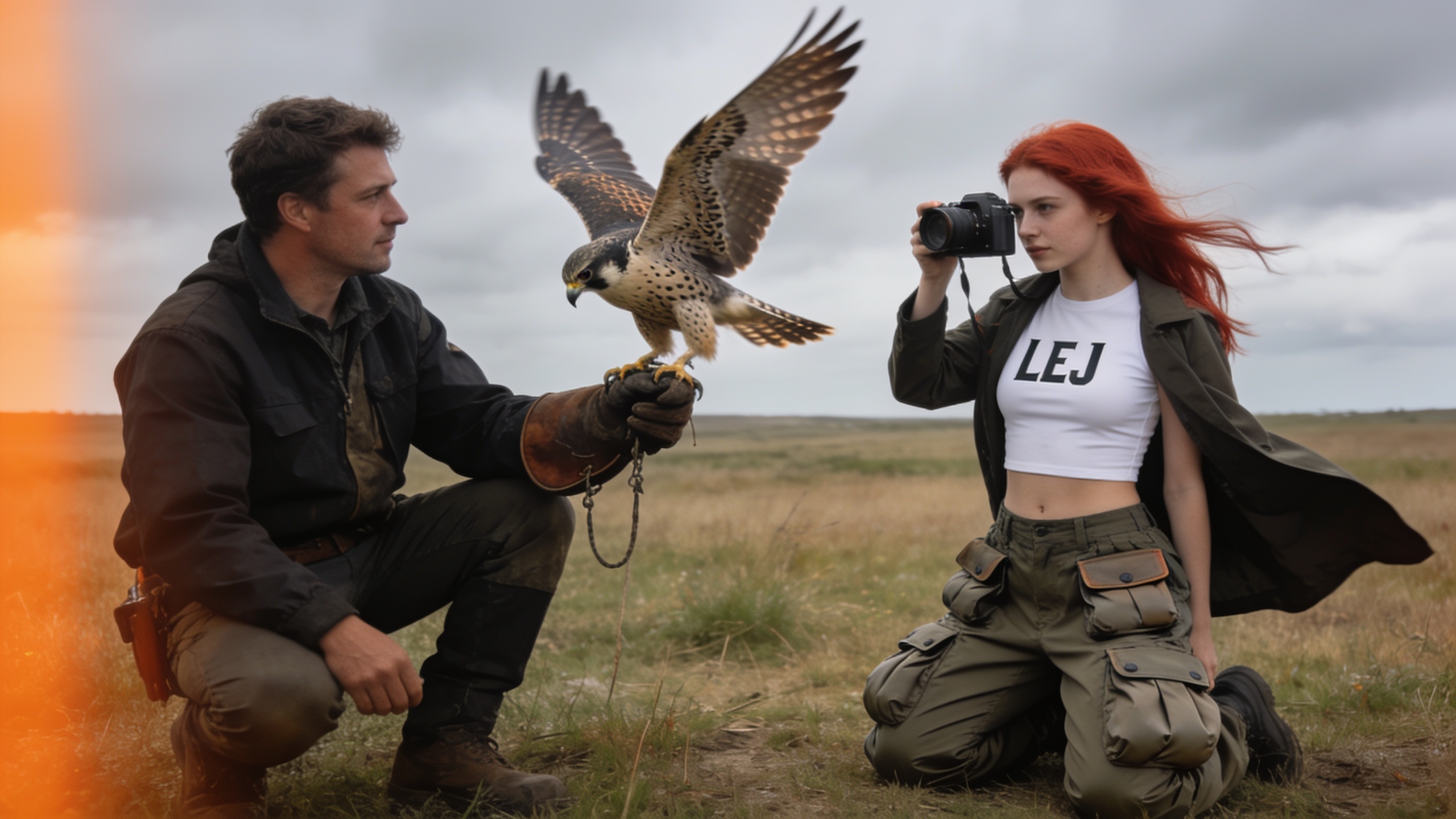 LEJ girl photographer, engagement-first prompt, seedream option 61