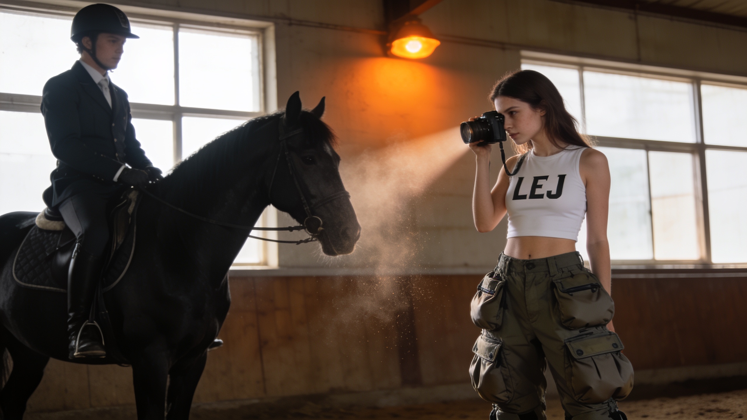 LEJ girl photographer, engagement-first prompt, seedream option 66
